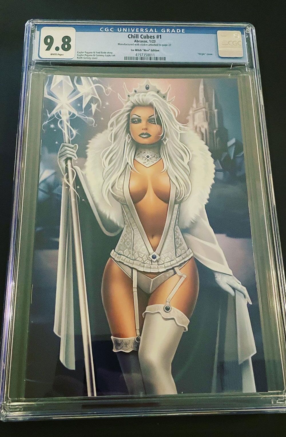 9.8 Graded Nice Ice Witch Comic - Keith Garvey