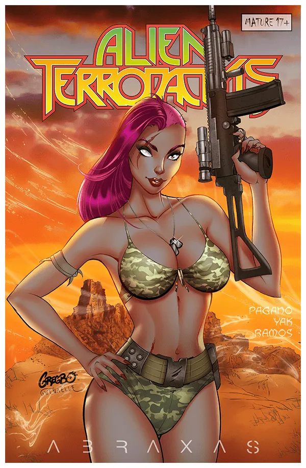 Alien Terrodactyls, Retail Cover A by Gregbo Watson & Gwenaëlle Daligault