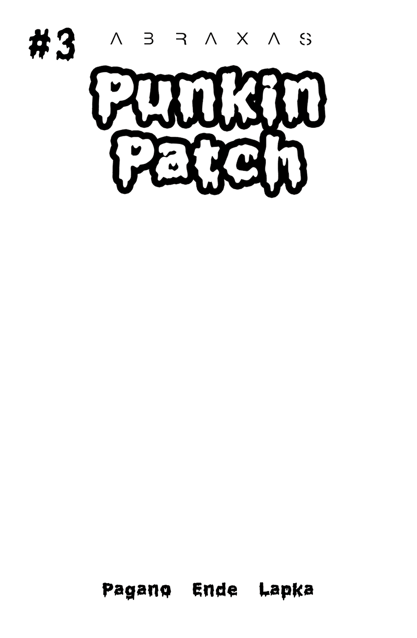 Punkin Patch #3 Sketch Cover Blank