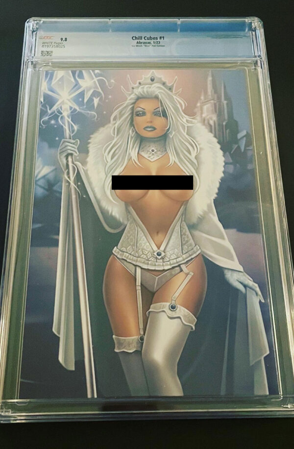 Graded Foil Ice Witch Comic Back Cover- Keith Garvey