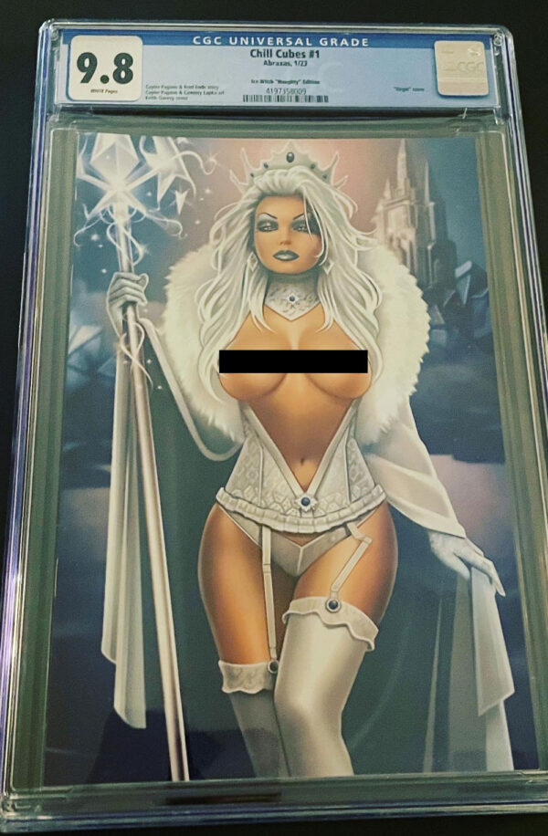 9.8 Graded Naughty Ice Witch Comic - Keith Garvey