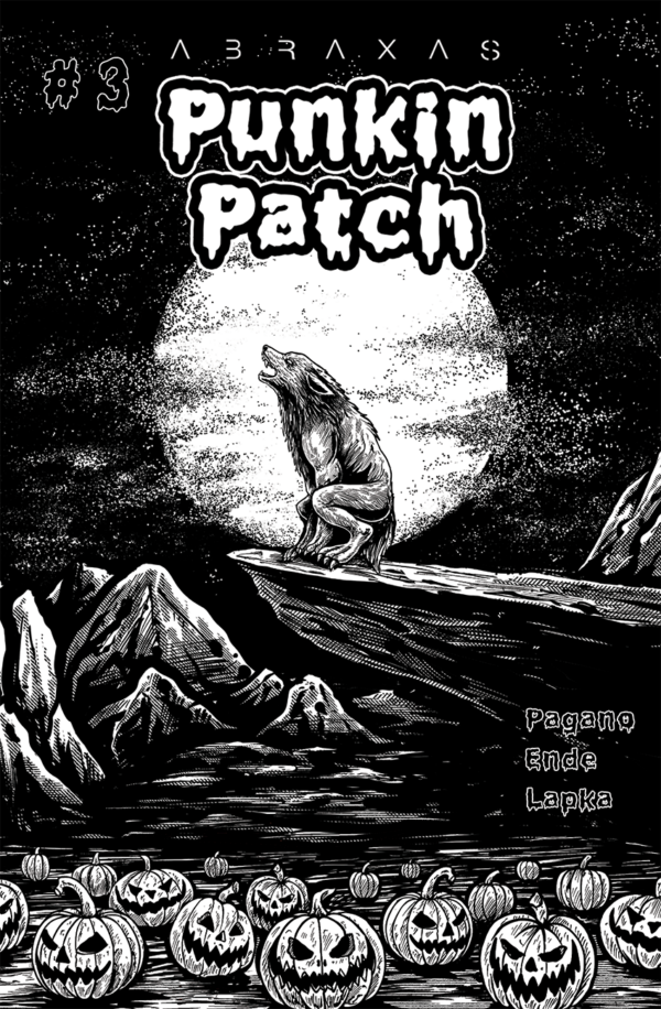 Punkin Patch #3 Black Wolf Cover by Mangsi Art